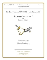 Second Suite in F, Mvt. 4 Handbell sheet music cover Thumbnail